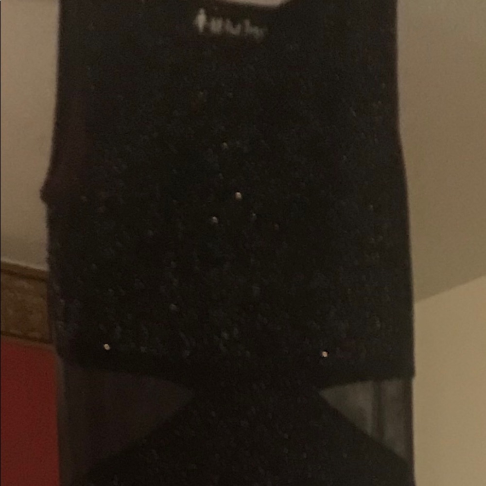 Black Rhinestone Dress